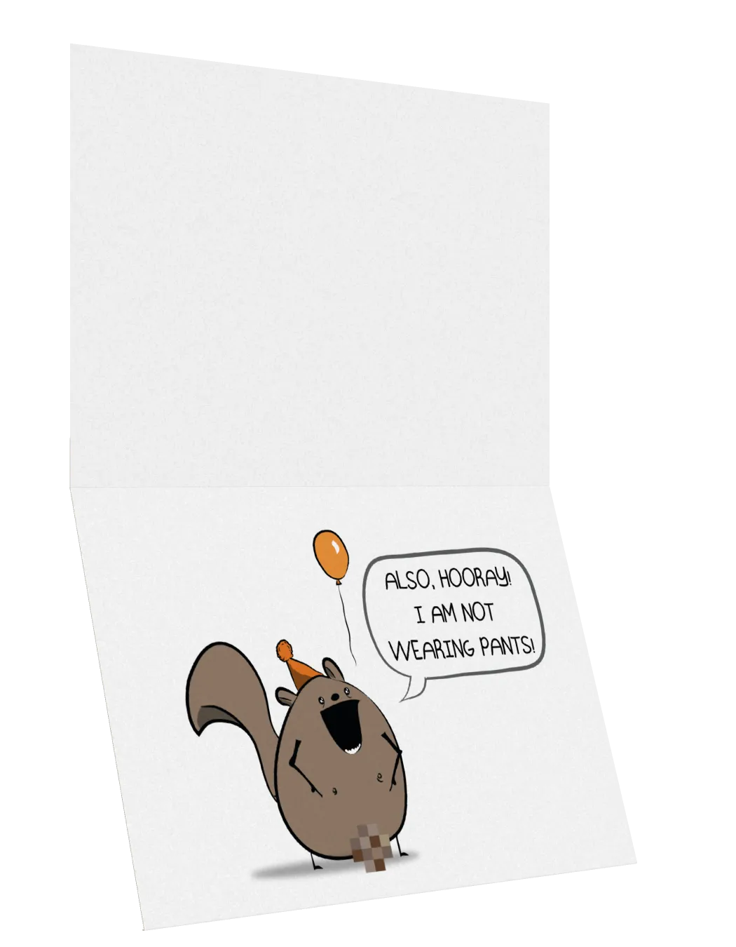 Exploding Kittens Chipmunk biglietto compleanno NSFW