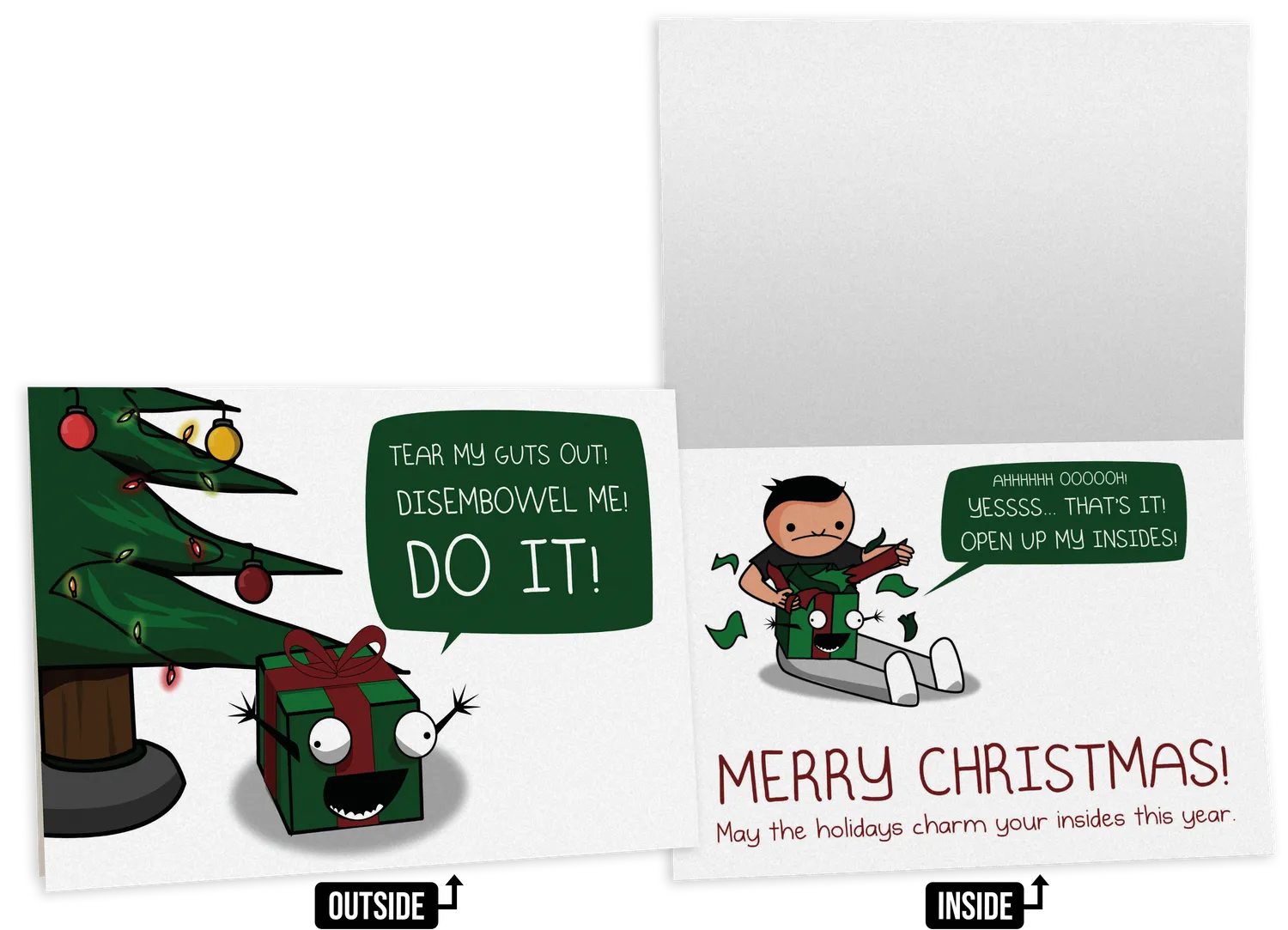 Exploding Kittens All Holiday biglietti auguri 8 pezzi NSFW