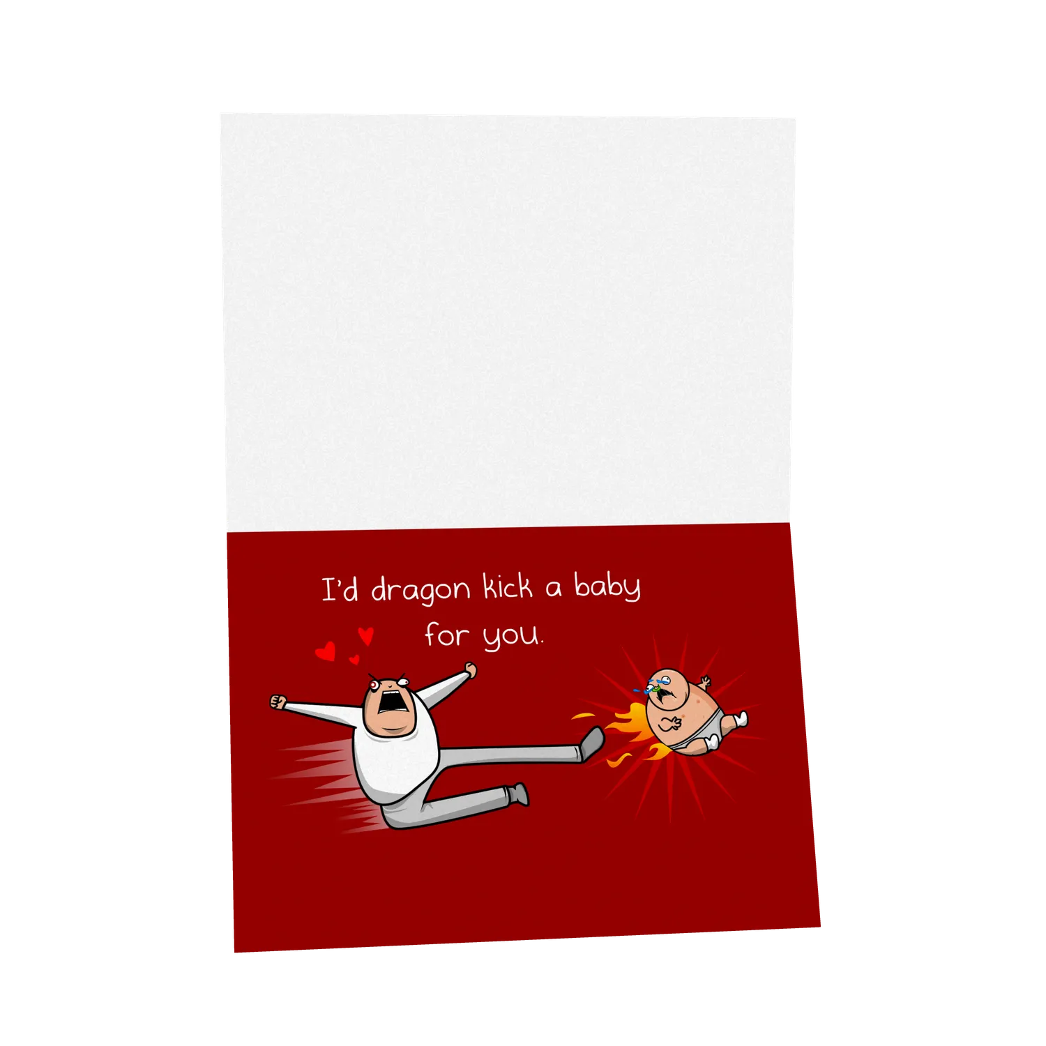 Exploding Kittens Baby Kick biglietto auguri singolo amore amicizia