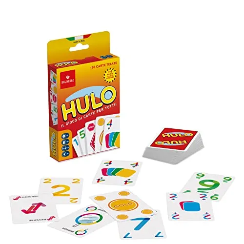 Dal Negro Hulo 57071 gioco di carte 120 carte da 7 anni famiglia