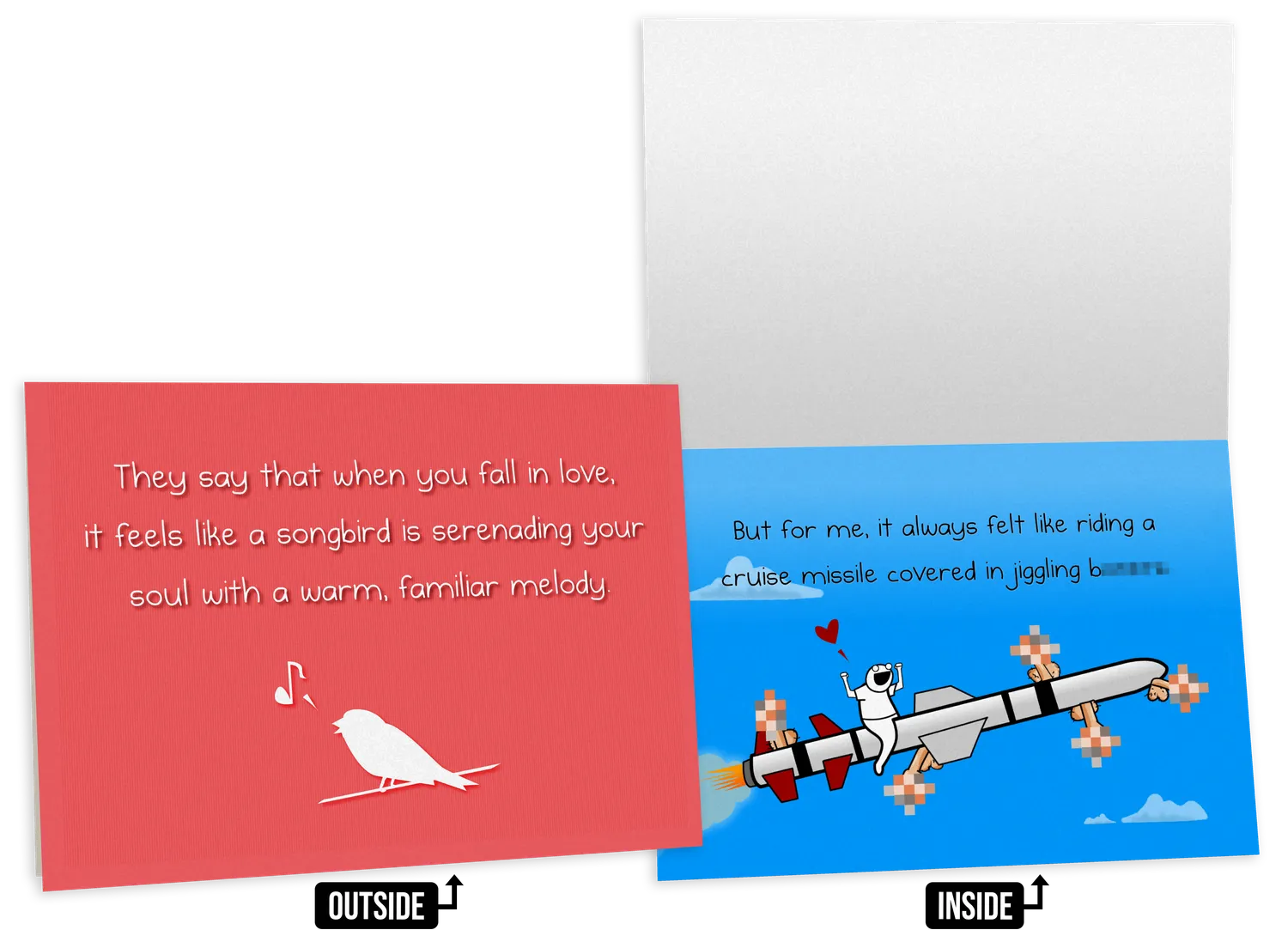 Exploding Kittens NSFW Love Friendship biglietti 8 pezzi Vol. A