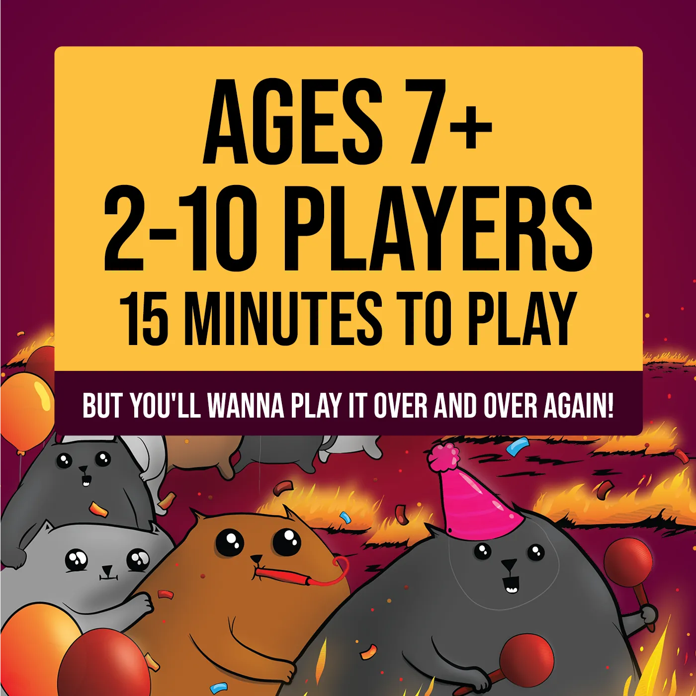Exploding Kittens Party Pack gioco di carte Italiano 10 giocatori