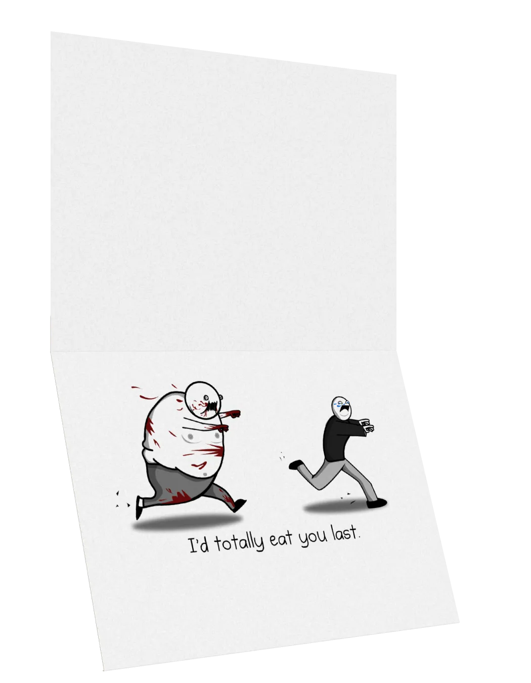 Exploding Kittens Blizzard biglietto natalizio NSFW singolo