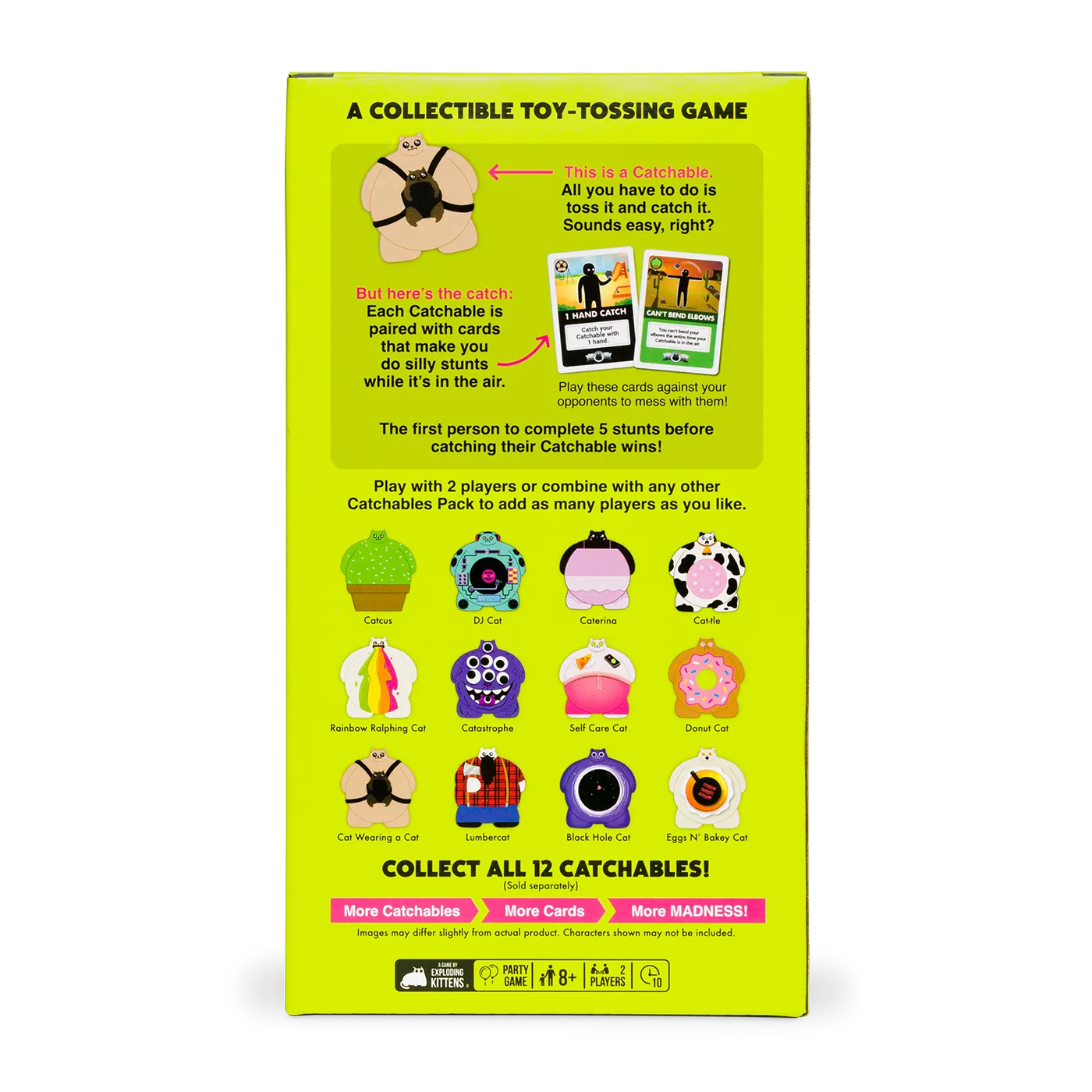Exploding Kittens Catchables 2-Pack gioco acchiappa Catcus