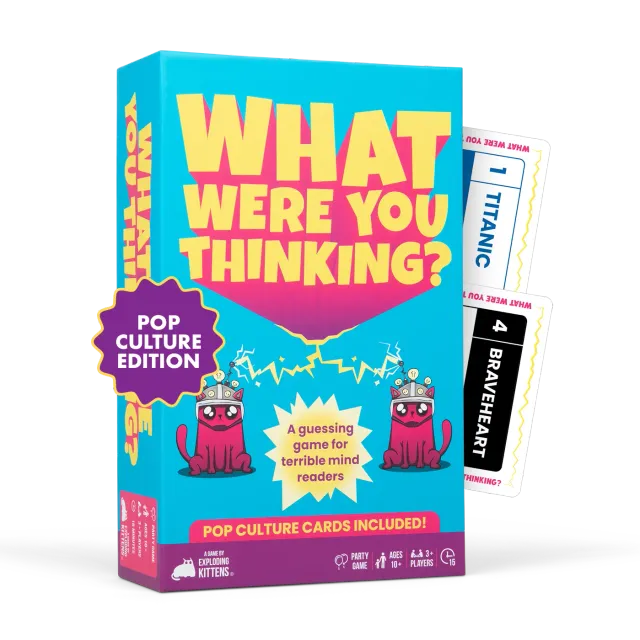 Exploding Kittens What Were You Thinking Pop Culture gioco indizi