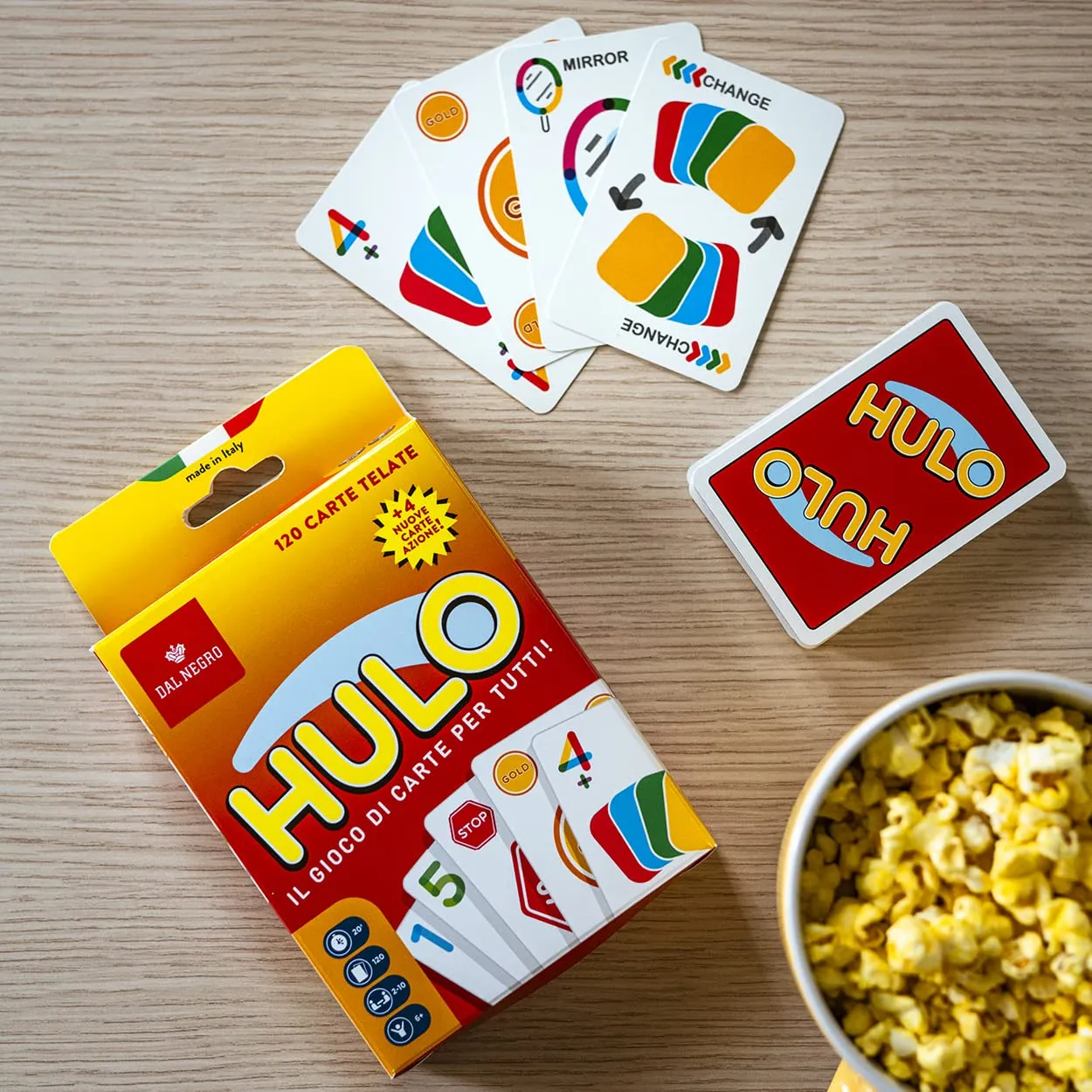 Dal Negro Hulo 57071 gioco di carte 120 carte da 7 anni famiglia