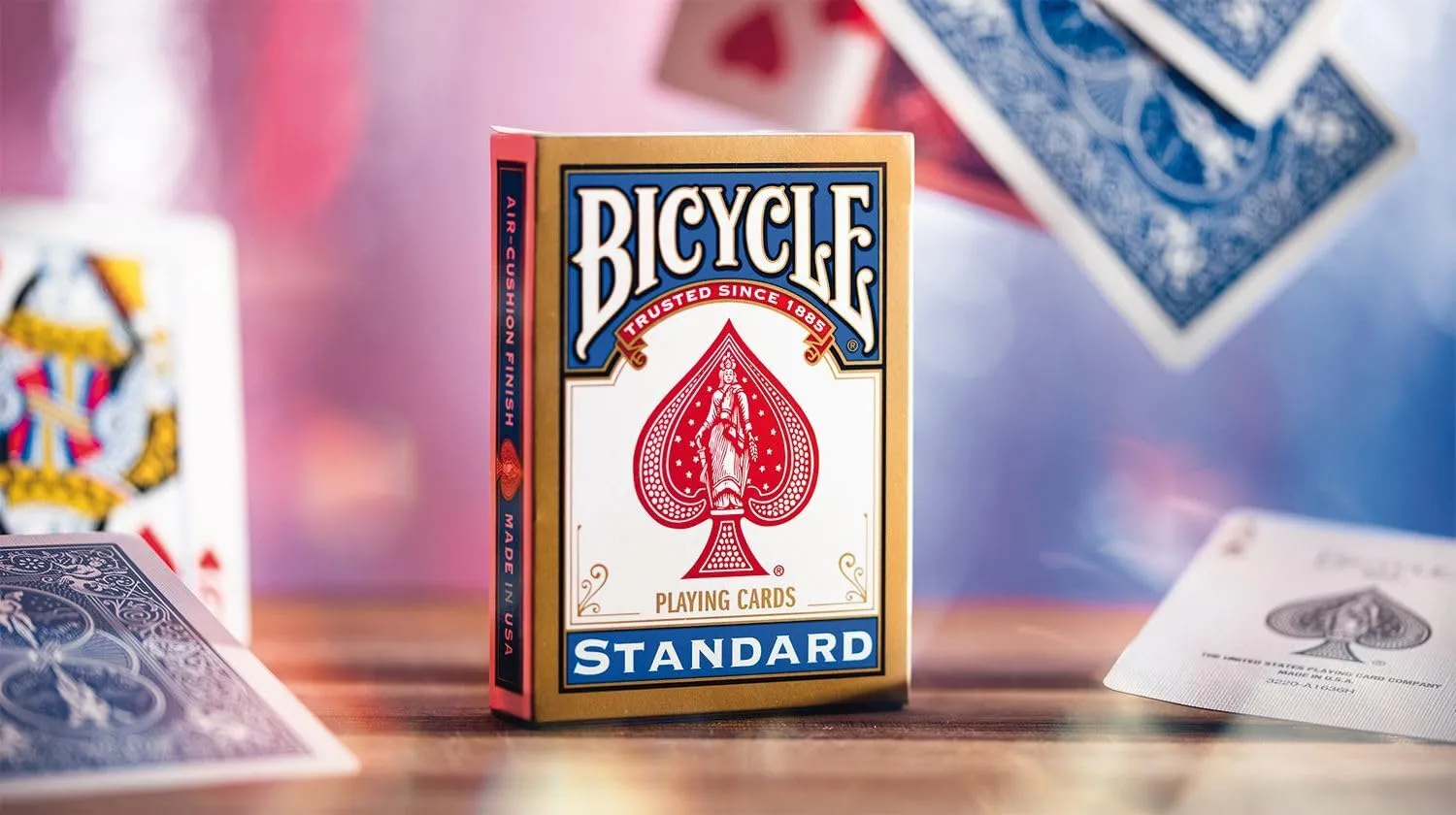 Bicycle 808 carte da poker mazzo 52 carte dorso rosso o blu