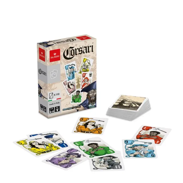 Dal Negro Corsari gioco carte pirati 110 carte