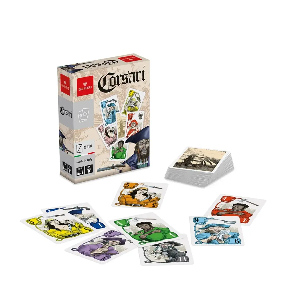 Dal Negro Corsari gioco carte pirati 110 carte