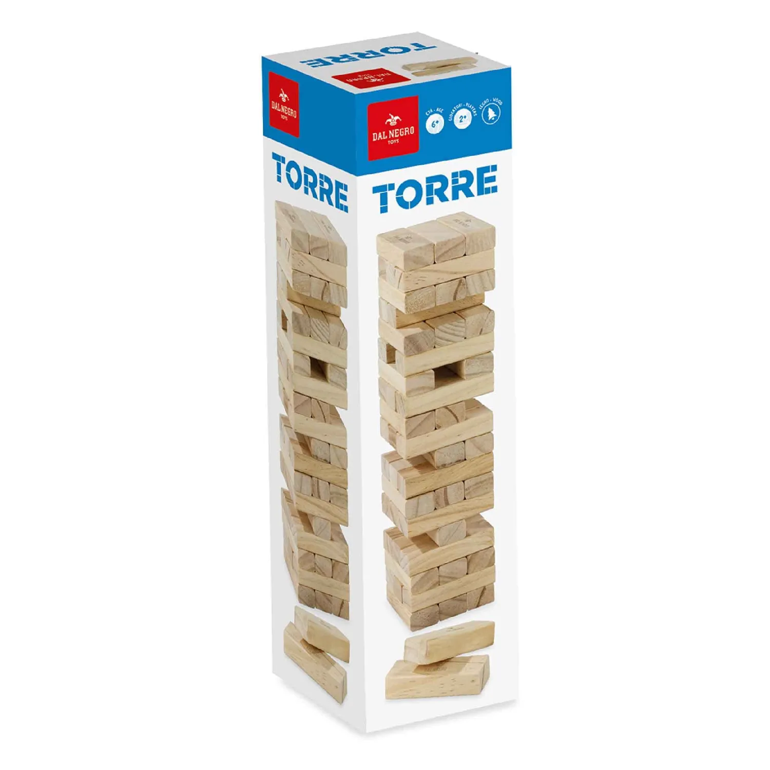 Dal Negro Torre gioco abilità legno 2 giocatori 6+