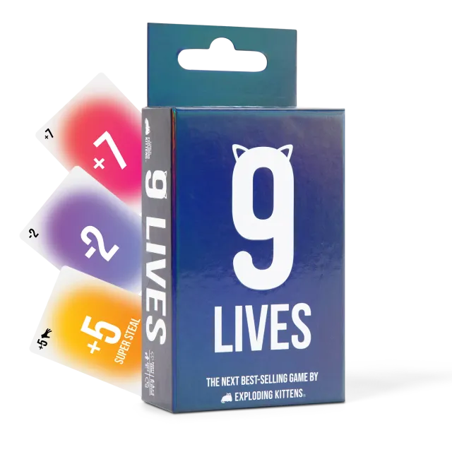 Exploding Kittens 9 Lives gioco di carte fino a 9