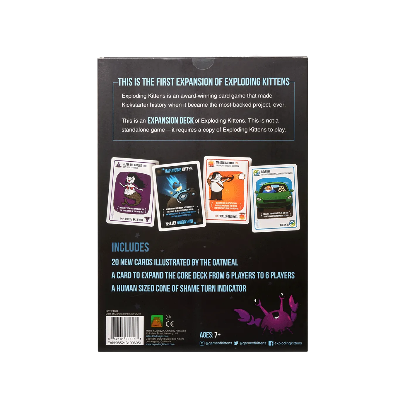 Exploding Kittens Imploding Kittens espansione carte italiano