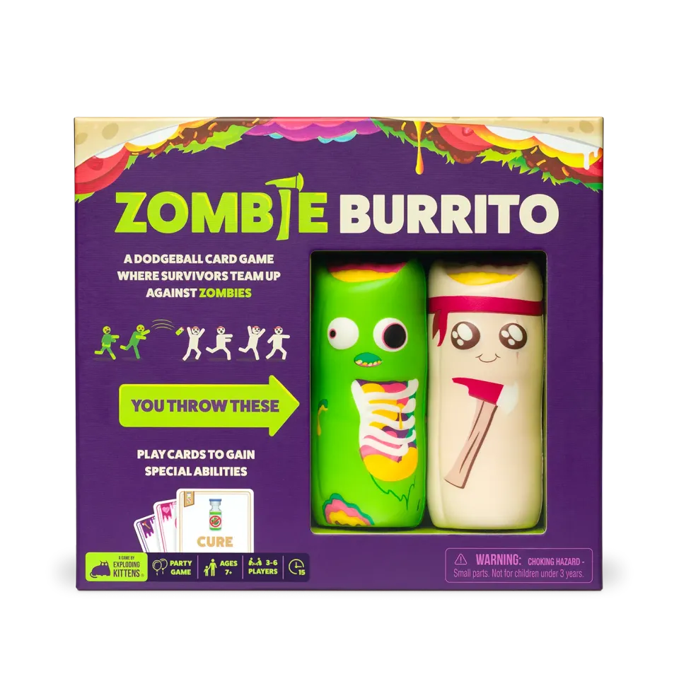 Exploding Kittens Zombie Burrito gioco da tavolo a squadre