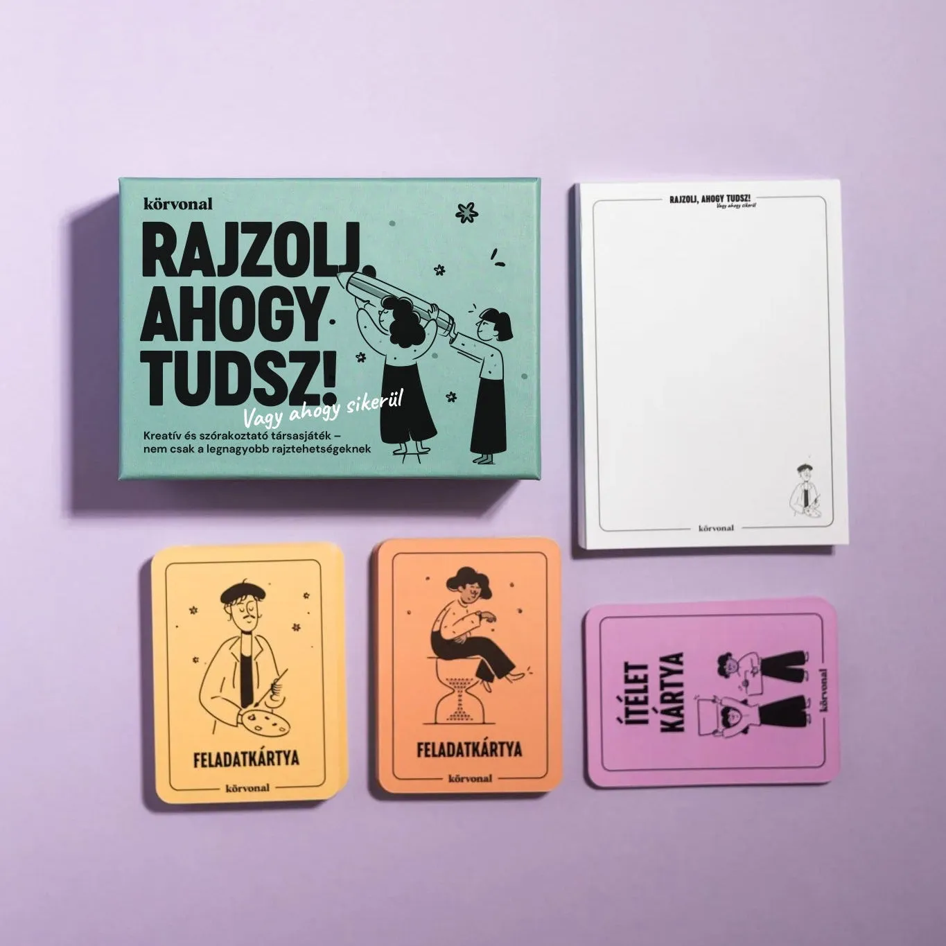 körvonal Rajzolj gioco disegno party 140 carte