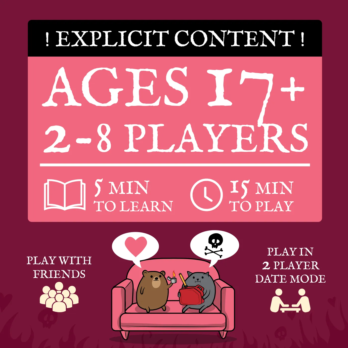 Exploding Kittens Horrible Couple Extra Horrible gioco coppie
