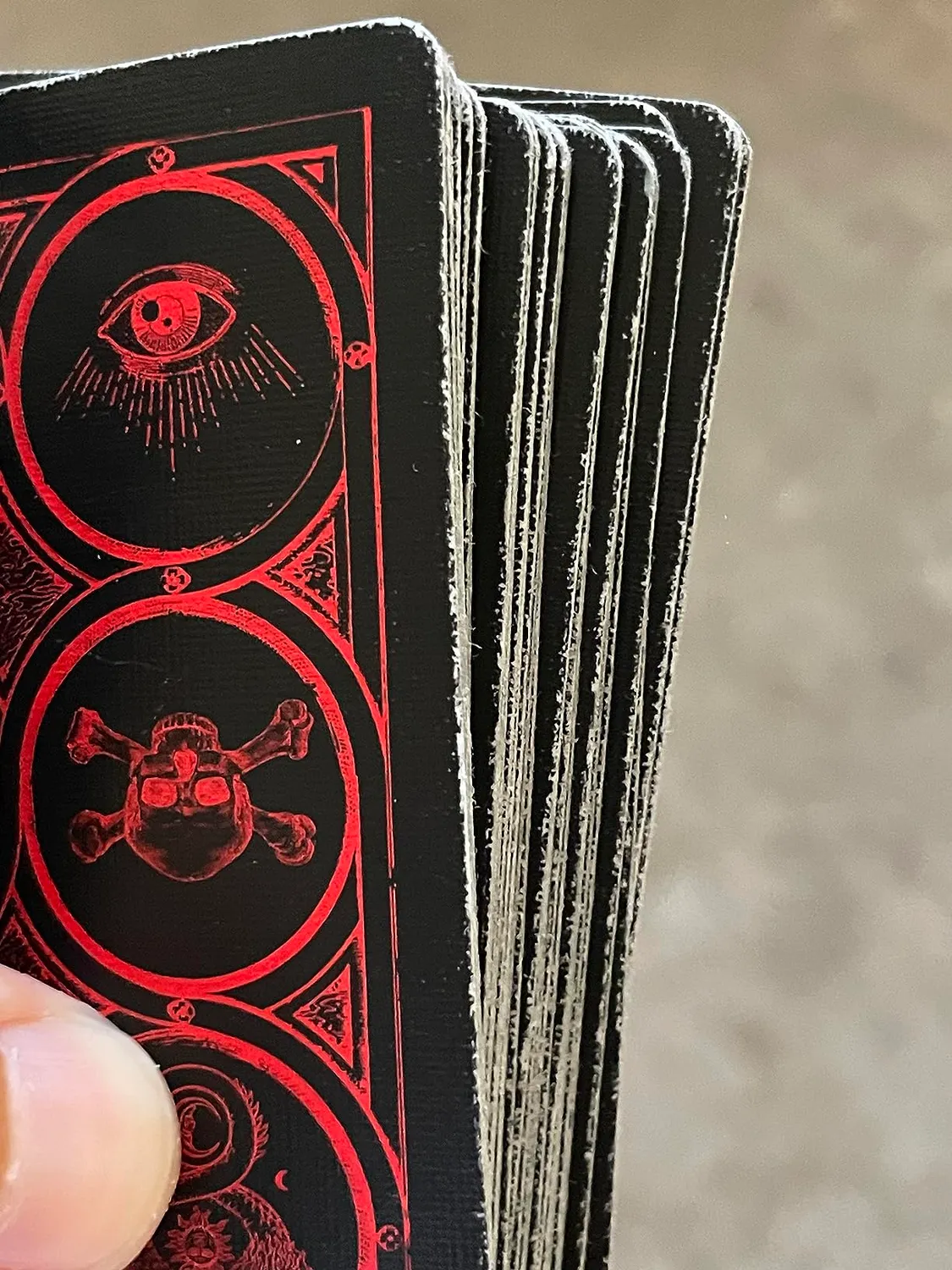 Bicycle Hidden Carte da Poker Nero-Rosso Massoneria 54