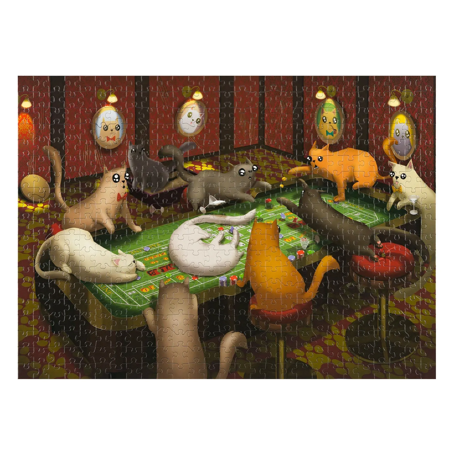 Exploding Kittens Housing Boom puzzle 1000 pezzi gatti