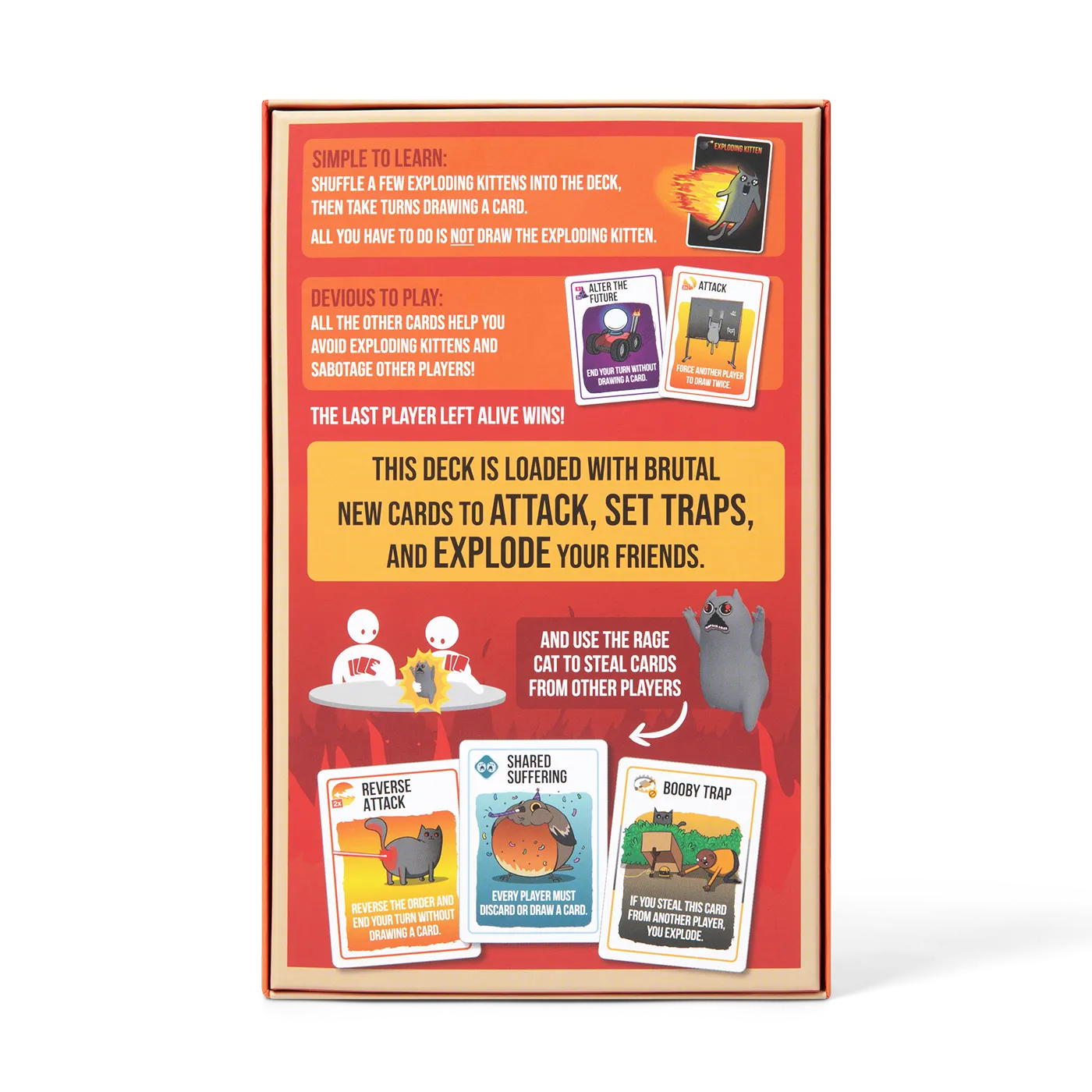 Exploding Kittens Rage Mode gioco carte tradimenti 2-5