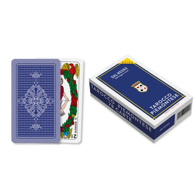 Dal Negro Tarocco Piemontese 040021 Mazzo Blu