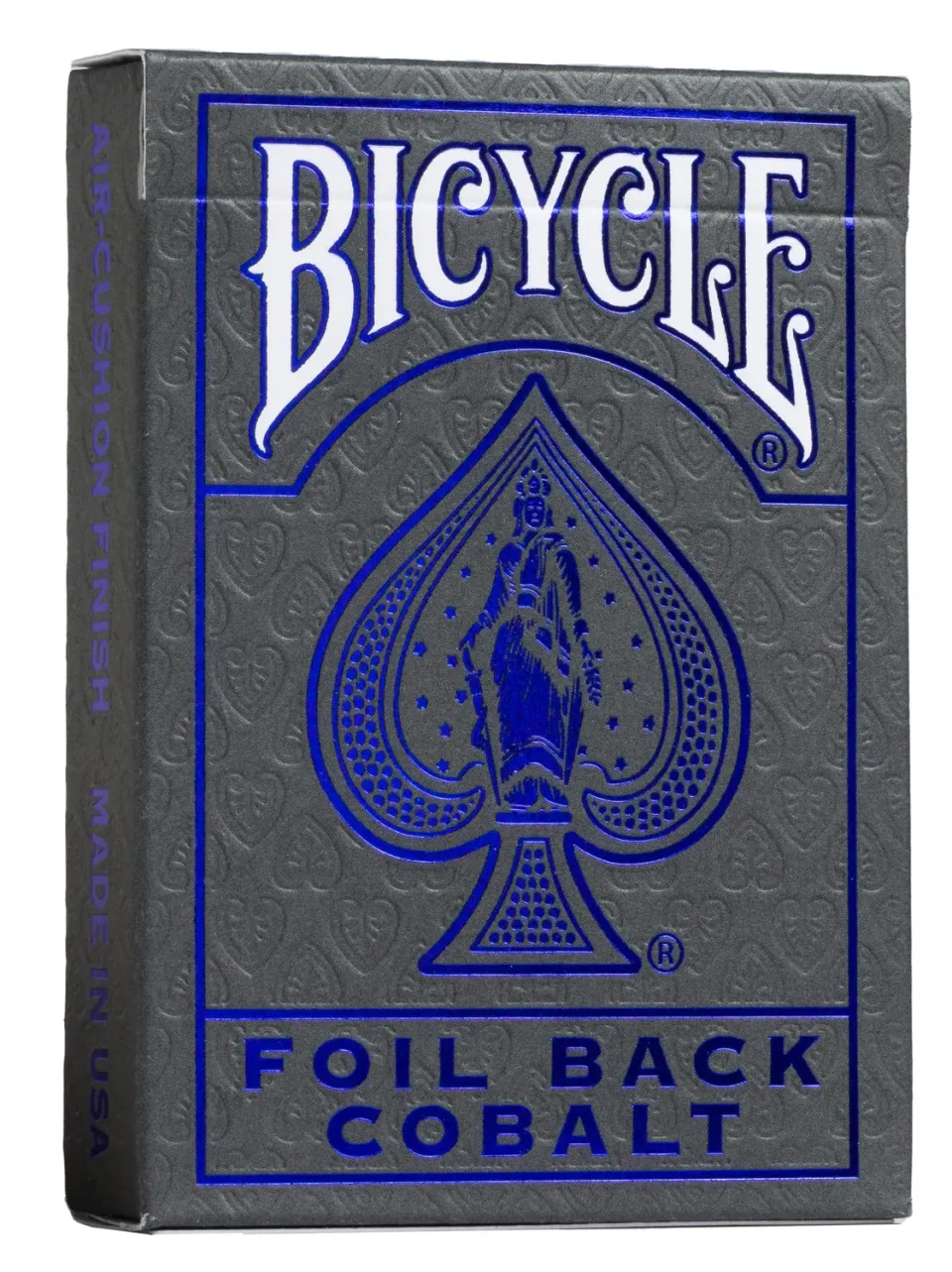 Bicycle Metalluxe Cobalt Rider mazzo carte da poker blu