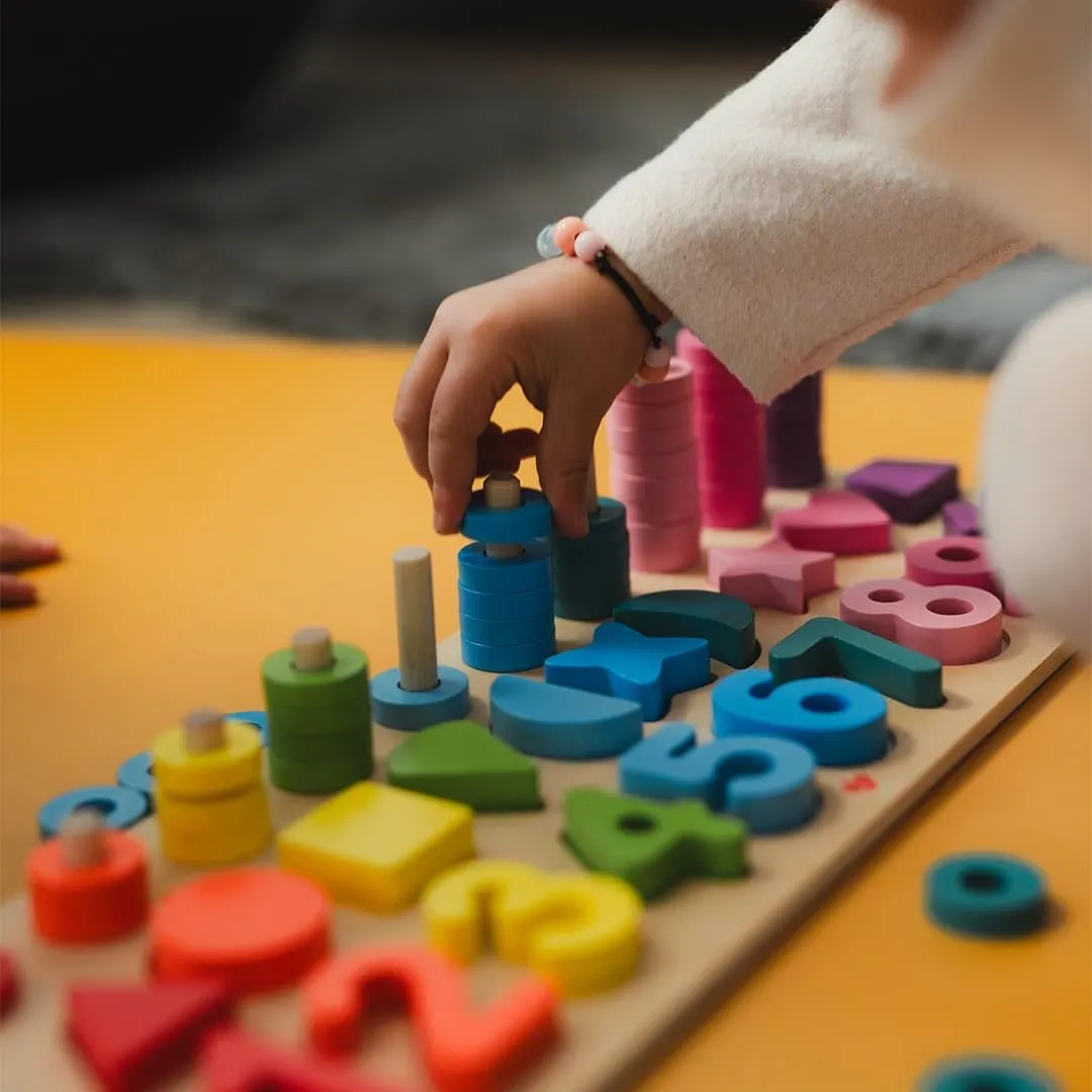 Dal Negro 1 2 3 Color gioco educativo legno numeri colori