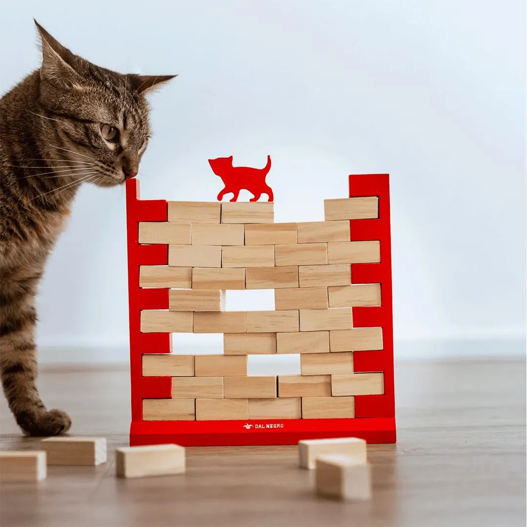 Dal Negro Mind the Cat gioco da tavolo equilibrio 44 mattoni