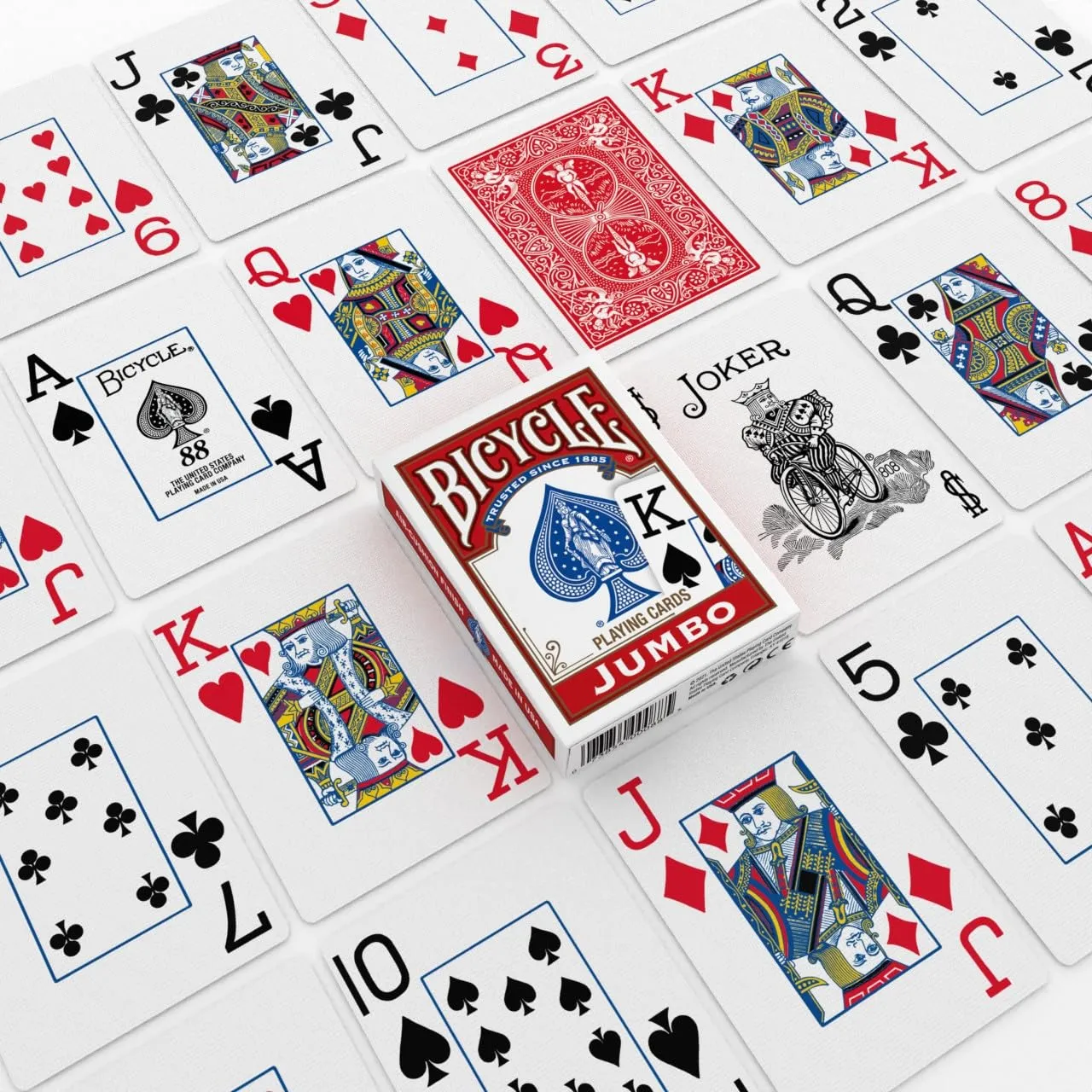 Bicycle Jumbo Index carte poker indici grandi 1 mazzo