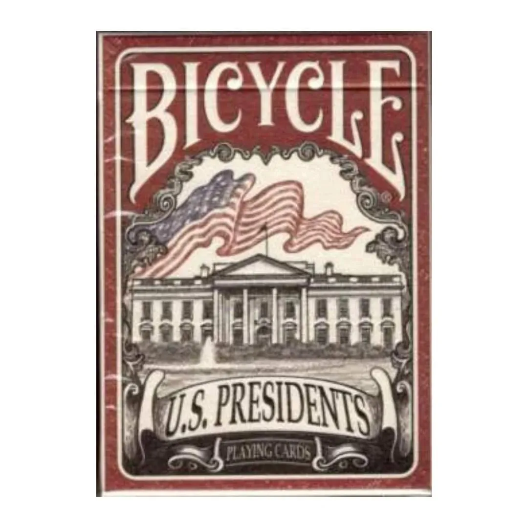 Bicycle Presidents Carte da Poker Bianco-Nero Presidenti USA