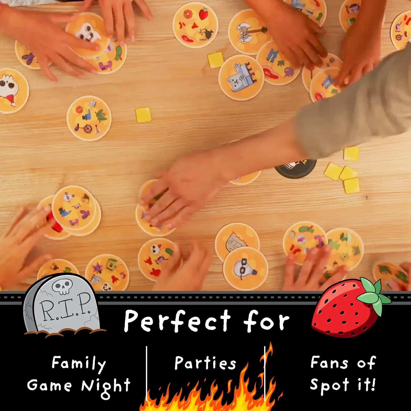 Exploding Kittens Anarchy Pancakes gioco carte velocità
