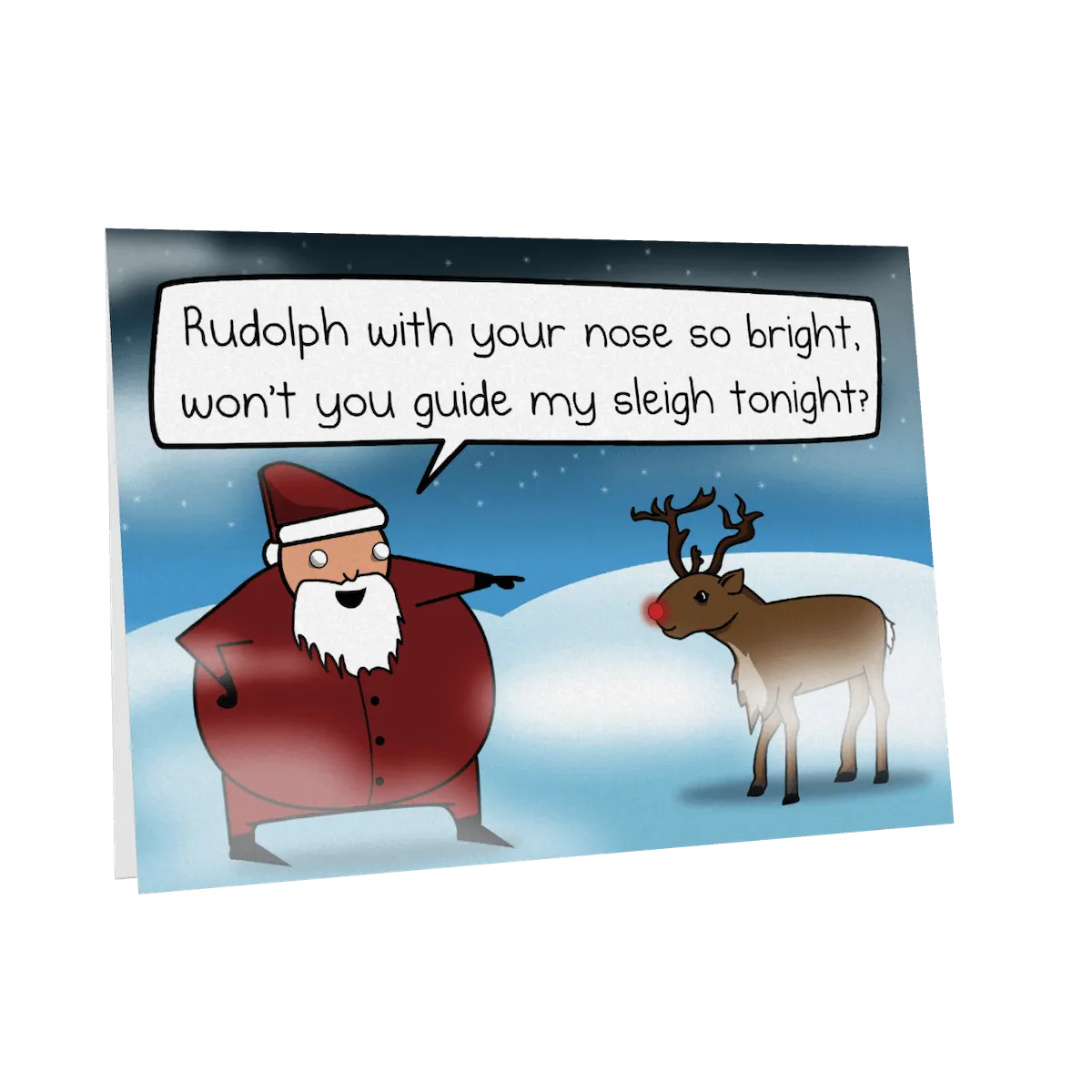 Exploding Kittens Rudolph biglietto natalizio NSFW
