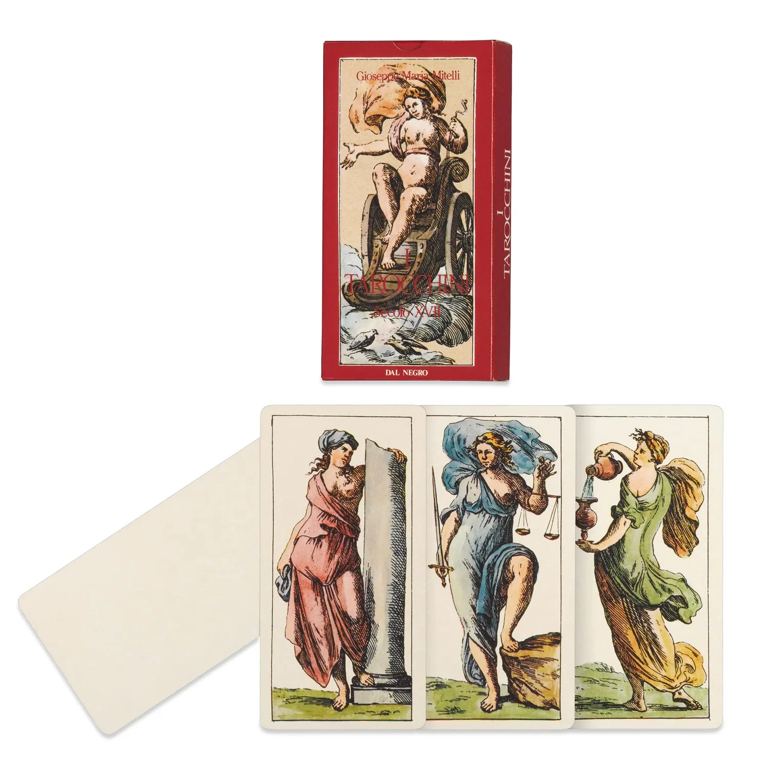 Dal Negro Tarocchini Mitelli mazzo tarocchi 62 carte libretto