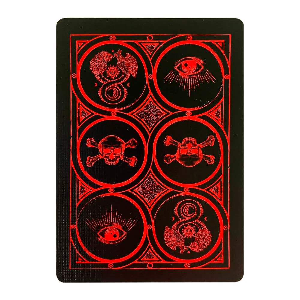 Bicycle Hidden Carte da Poker Nero-Rosso Massoneria 54