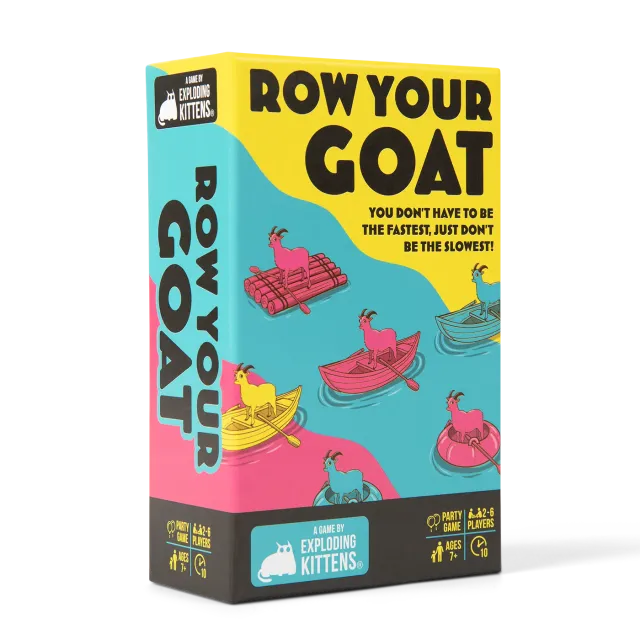Exploding Kittens Row Your Goat gioco di carte party veloce