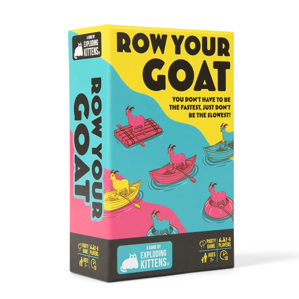 Exploding Kittens Row Your Goat gioco di carte party veloce