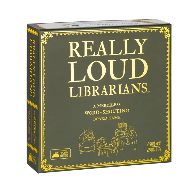 Exploding Kittens Really Loud Librarians gioco da tavolo parole