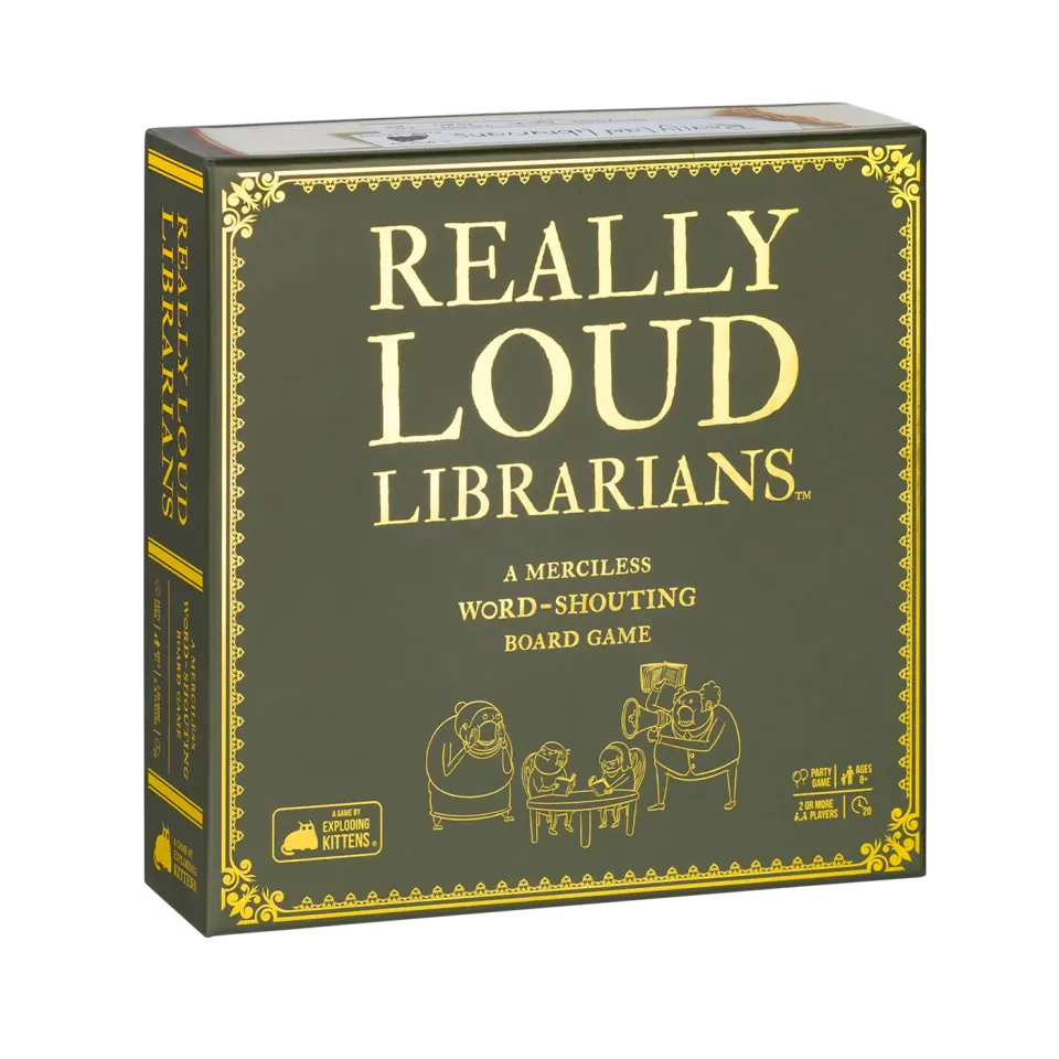 Exploding Kittens Really Loud Librarians gioco da tavolo parole