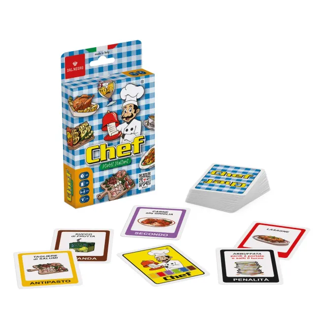 Dal Negro Chef Piatti Italiani gioco carte 110 carte 6+