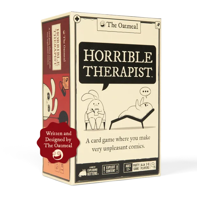 Exploding Kittens Horrible Therapist Base gioco carte adulti