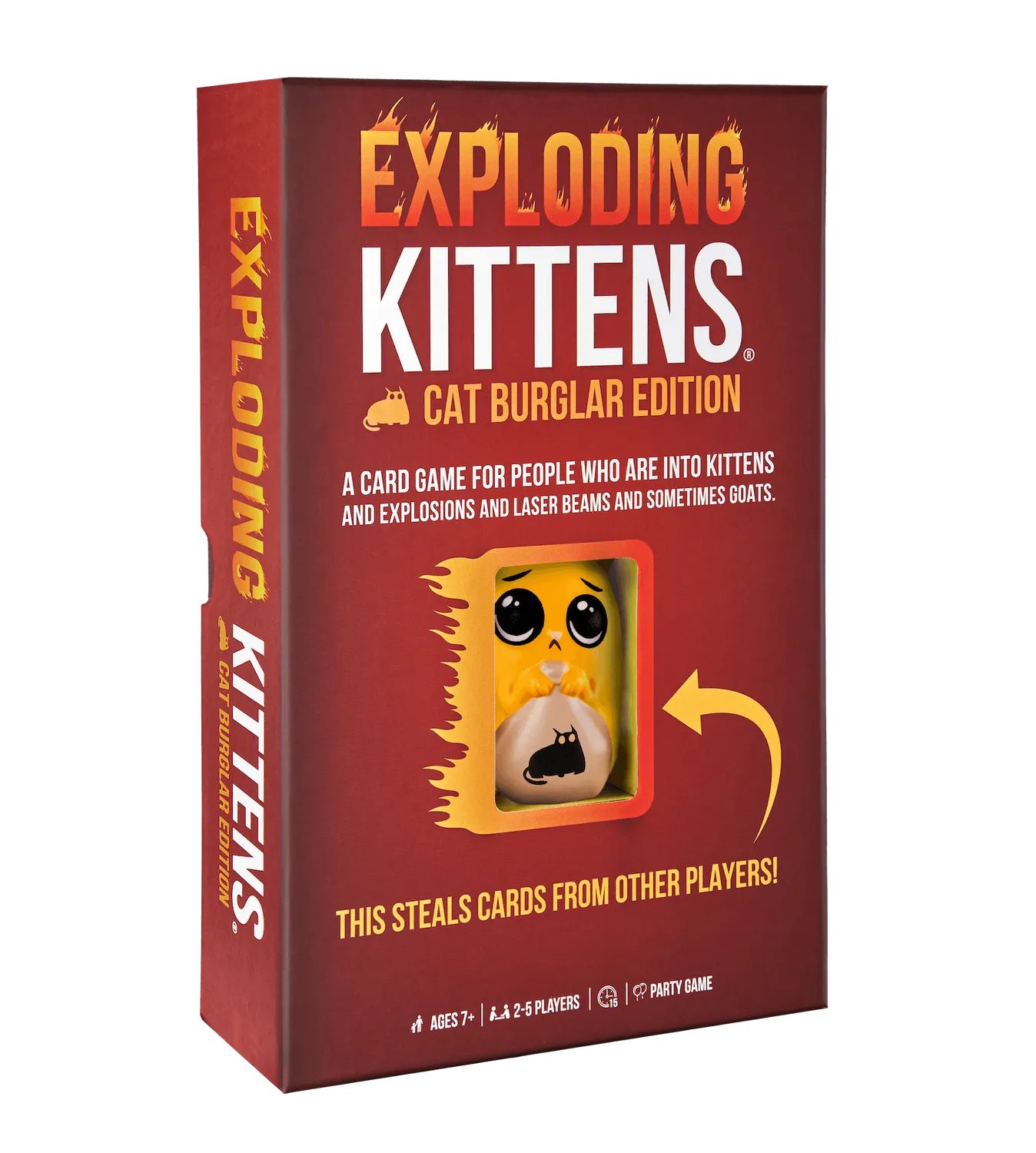 Exploding Kittens Cat Burglar Edition gioco carte con ladro