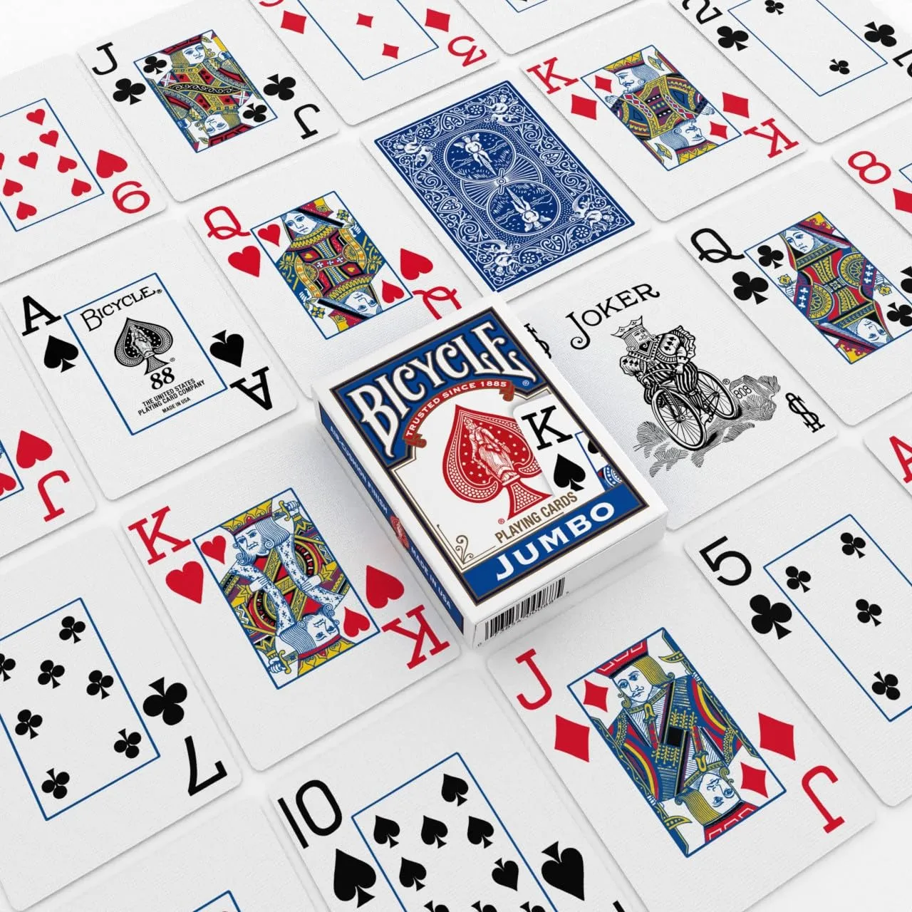Bicycle Jumbo Index carte poker indici grandi 1 mazzo