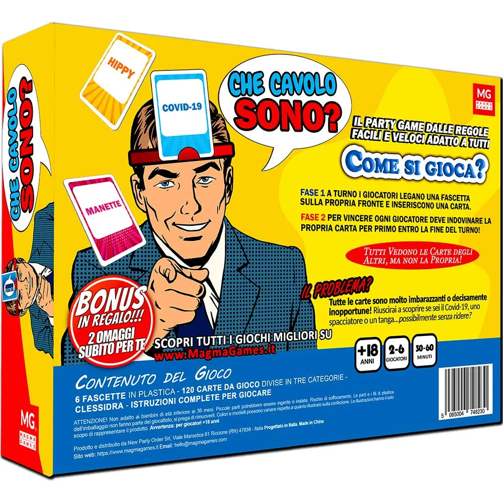 Magma Games Che Cavolo Sono? party game 120 carte