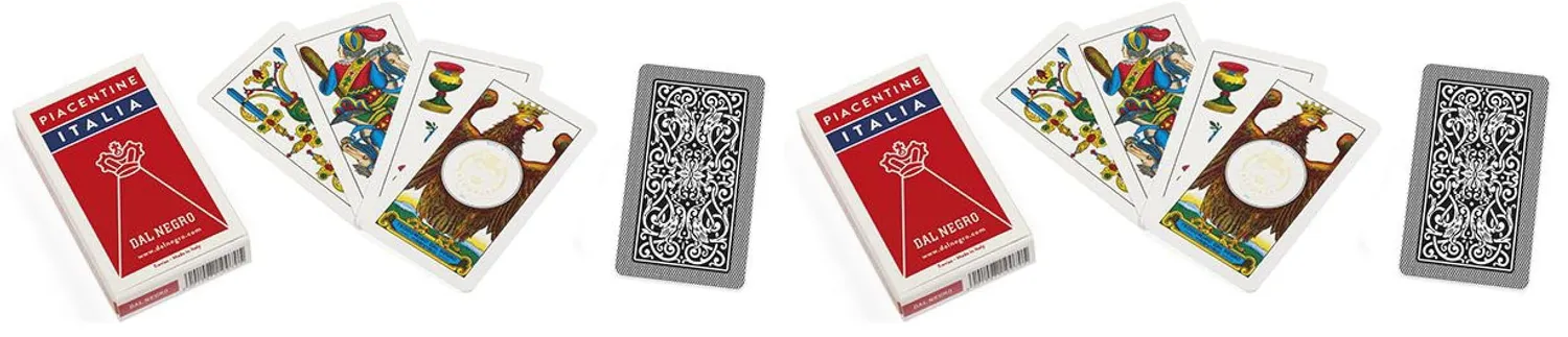 Dal Negro Piacentine Italia carte piacentine 40 carte 1 mazzo