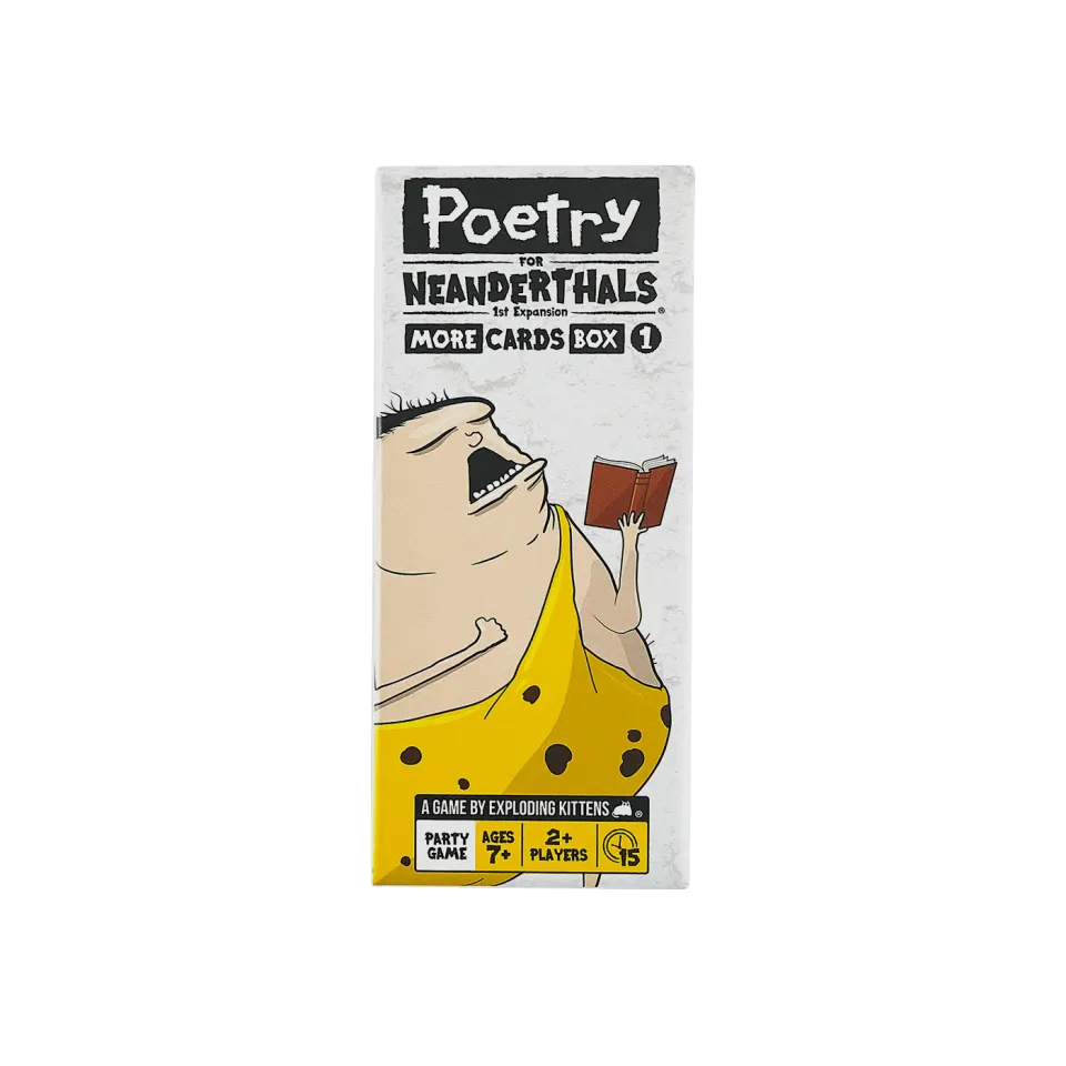 Exploding Kittens Poetry for Neanderthals More Cards Box 1 espansione