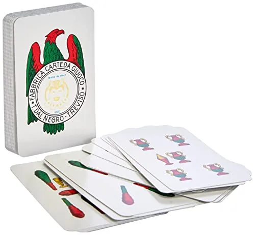 Dal Negro Siciliane Italia carte regionali mazzo 40 carte telate