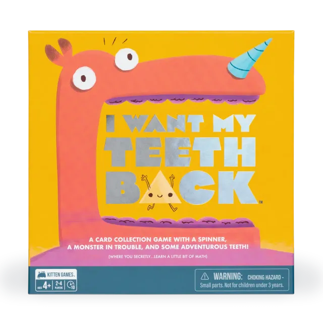 Exploding Kittens I Want My Teeth Back gioco bambini mostro