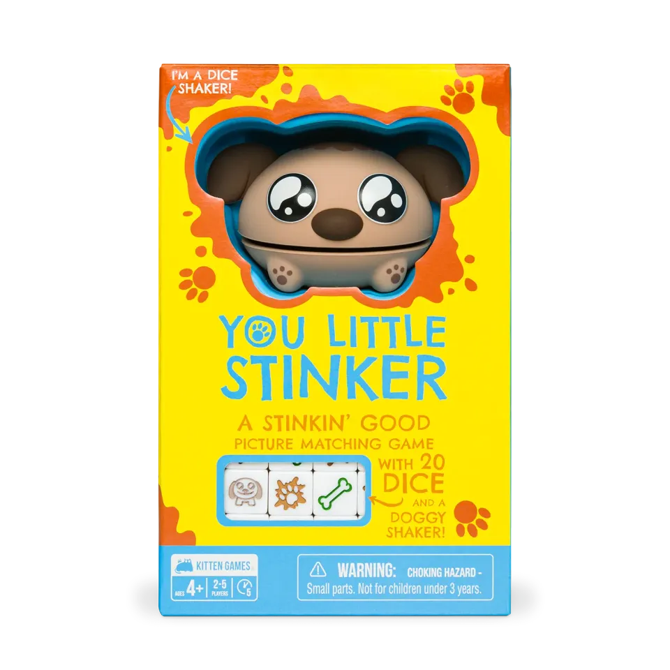 Exploding Kittens You Little Stinker gioco dadi cane