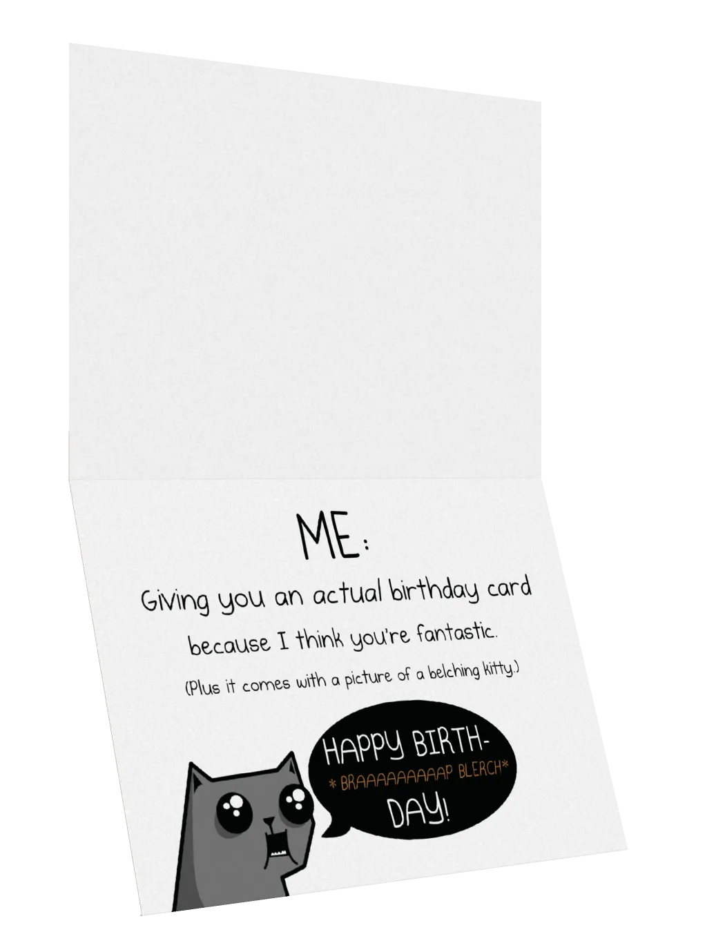 Exploding Kittens Facebook Kitty biglietto compleanno