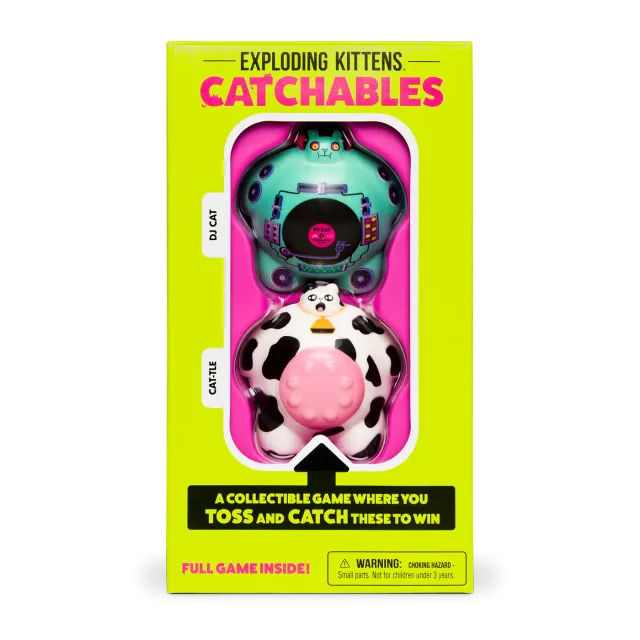 Exploding Kittens Catchables gioco acchiappa 2 pack DJ
