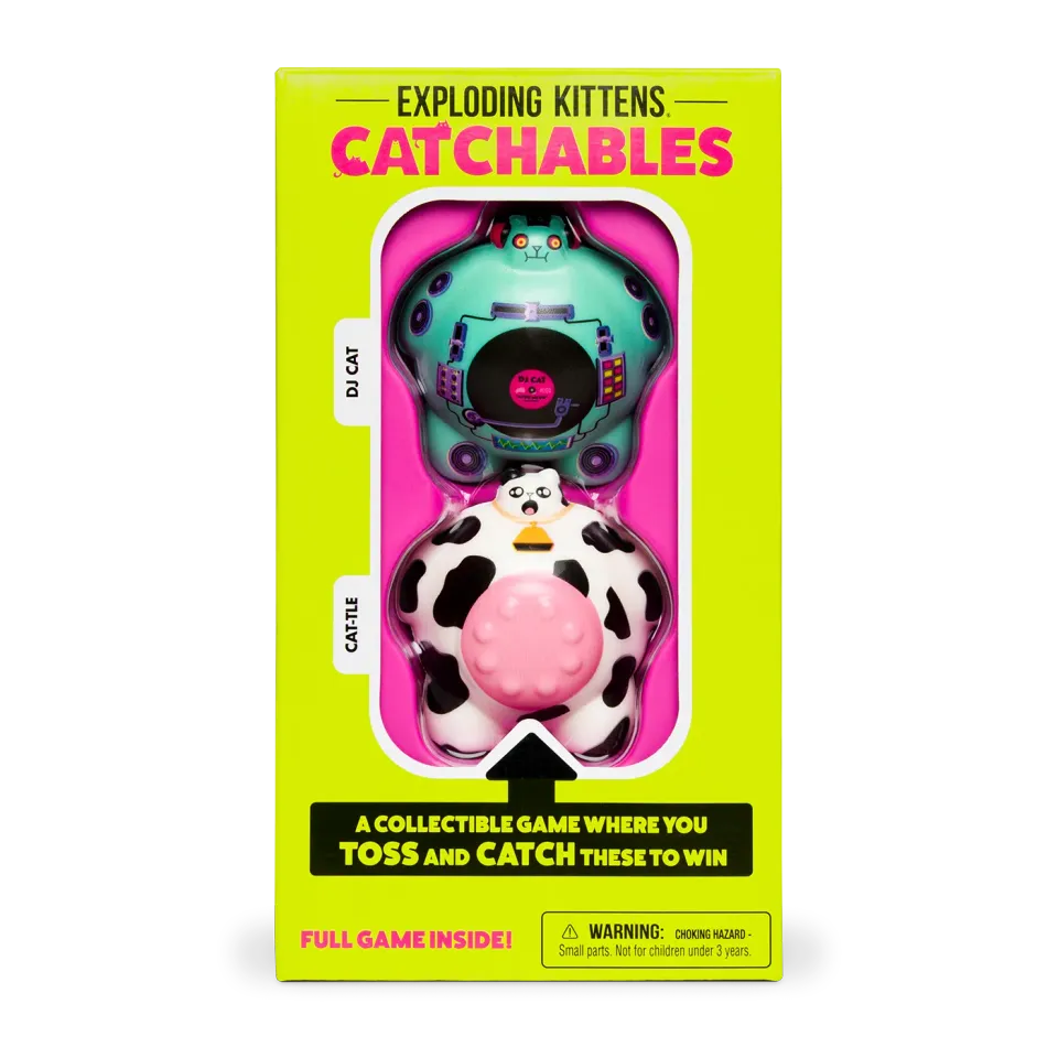 Exploding Kittens Catchables gioco acchiappa 2 pack DJ