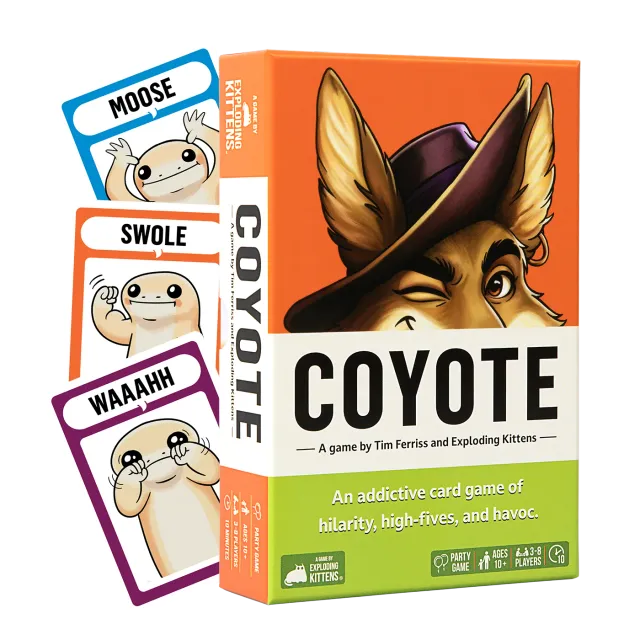 Exploding Kittens Coyote Large Edition gioco carte memoria